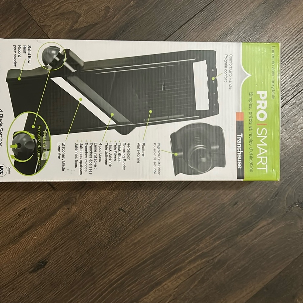 ProSmart Mandoline Slicer with Black Base